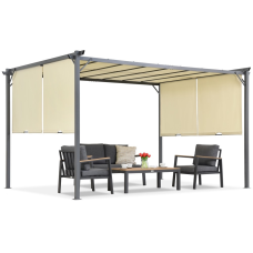 Антрацитова терасна пергола Sevilla 3x4m Garden Point